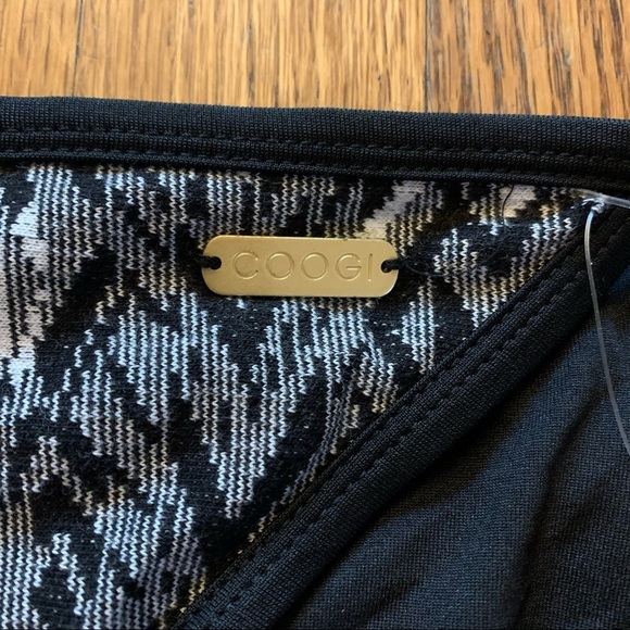 COOGI Black & White Bikini Bottoms XL Extra Large - Picture 3 of 9
